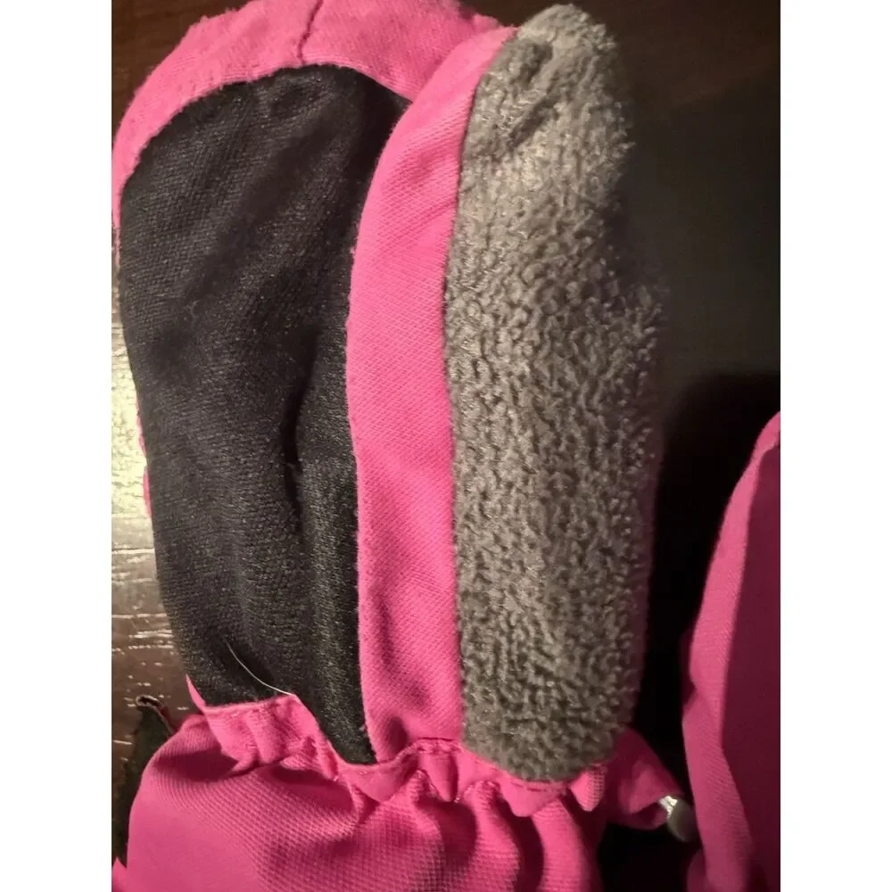 Head Girls Youth Size Small Gloves Pink Purple Waterproof Warm Ski Mittens Snow